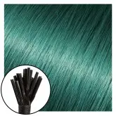 Babe I-Tip Hair Extensions Teal/Peggy 18"